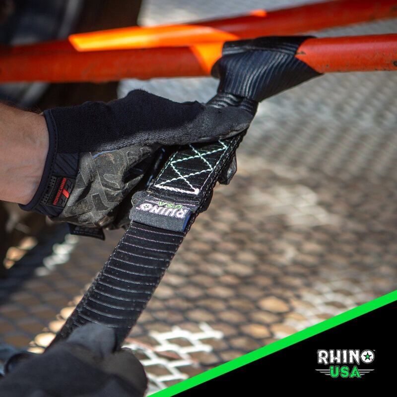 Rhino USA Soft Loops Motorcycle Tie-Down Set 4-Pack Black - Image 4