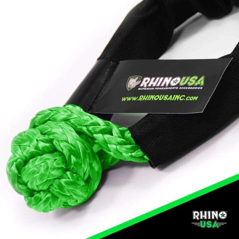 Rhino USA Synthetic Soft Shackle (2Pk 3/8InX22In) (Green) - Image 2