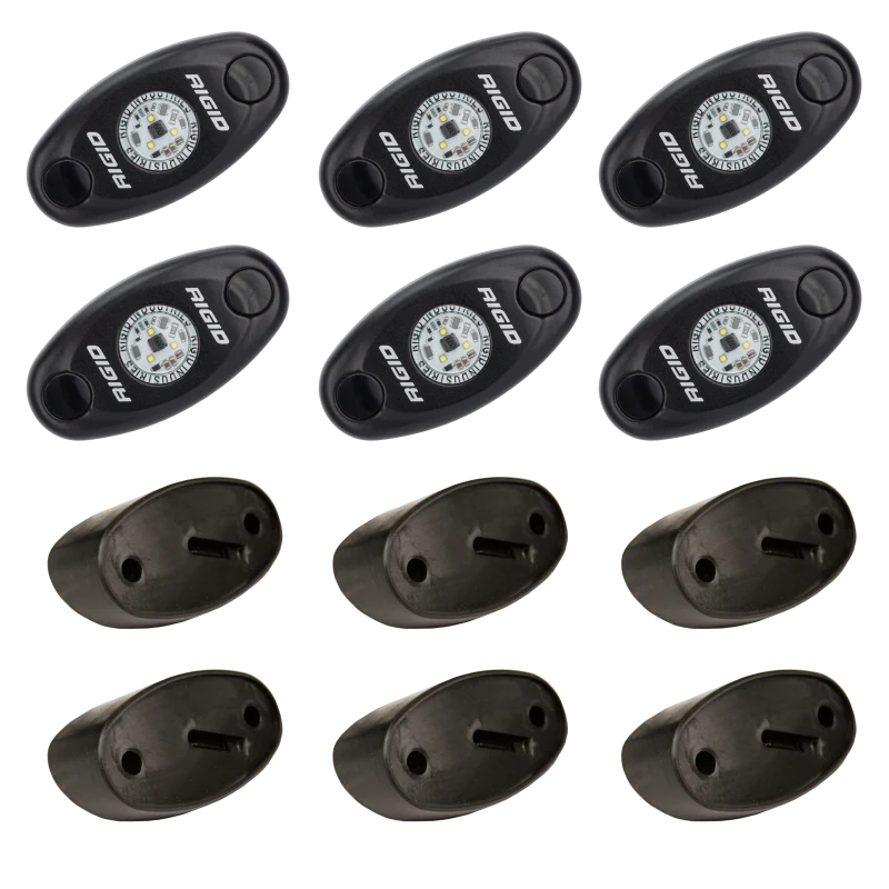 Rigid Industries Rock Light Kit- Blue (6 lights) - Image 5