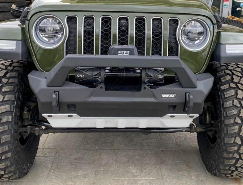 Rival 2007-2026 Jeep Wrangler 2020-2026 Jeep Gladiator Front Aluminum Bumper - Image 8