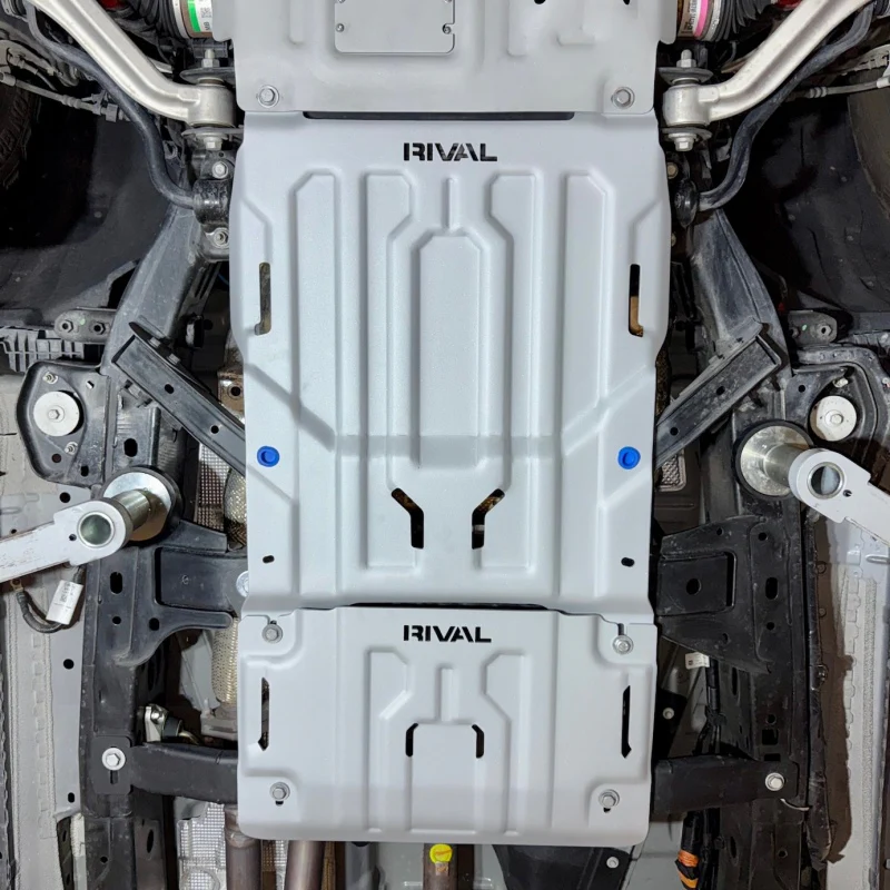 Rival 2024-2026 Ford Ranger Ford Ranger Raptor Aluminum Transmission And Cat Converter Skid Plate - Image 5