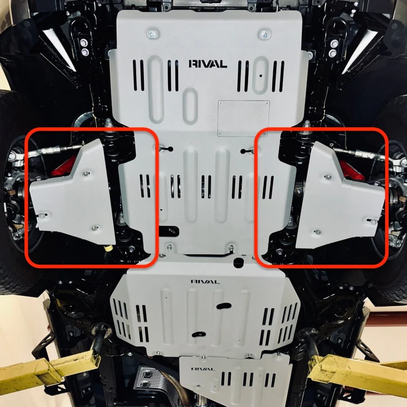 Rival 2024-Present Toyota Tacoma 4th Gen Aluminum Lower Controls Skid Plate - Image 2