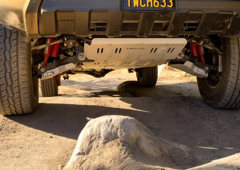 Rival 2024-Present Toyota Tacoma 4th Gen Aluminum Lower Controls Skid Plate - Image 5
