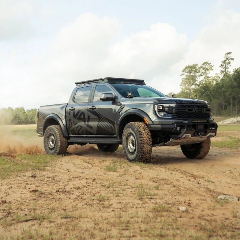RIVAL 24-26 Ford Ranger Raptor Front Aluminum Bumper w/Winch Mount and Recovery Points - Image 19