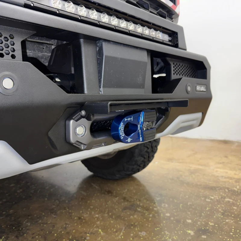 RIVAL 24-26 Ford Ranger Raptor Front Aluminum Bumper w/Winch Mount and Recovery Points - Image 23