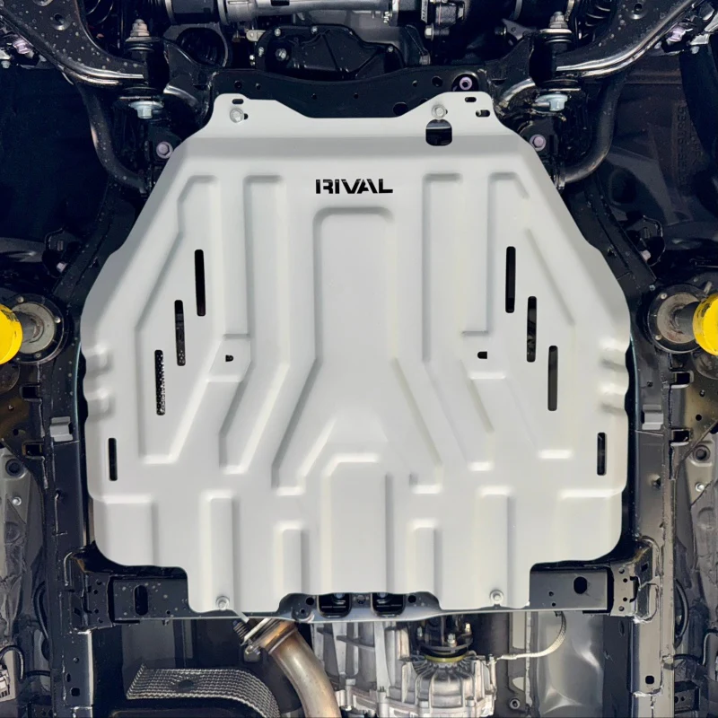 Rival 24-26 Toyota Tacoma i-Force Max Hybrid Aluminum Transmission Catalytic Converter Skid Plate - Image 3