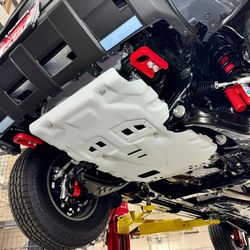 Rival 24-26 Toyota Tacoma Toyota 4Runner Toyota Land Cruiser Aluminum Engine Skid Plate - Image 3