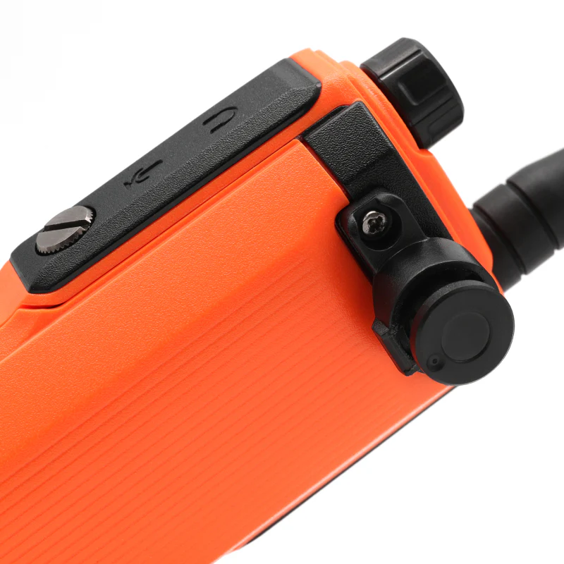 Rugged Radios GMRS Handheld Radio with NOAA Alerts - FM Radio - Safety Orange - Image 2