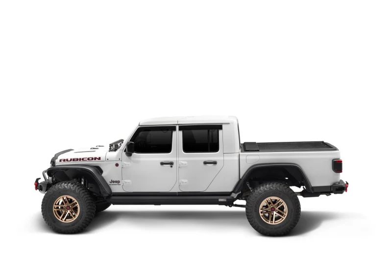 Rugged Ridge 20-22 Jeep Gladiator w/o Trail Rail Sys Armis Tonneau Cover w/Max Track - Tex. Blk - Image 9