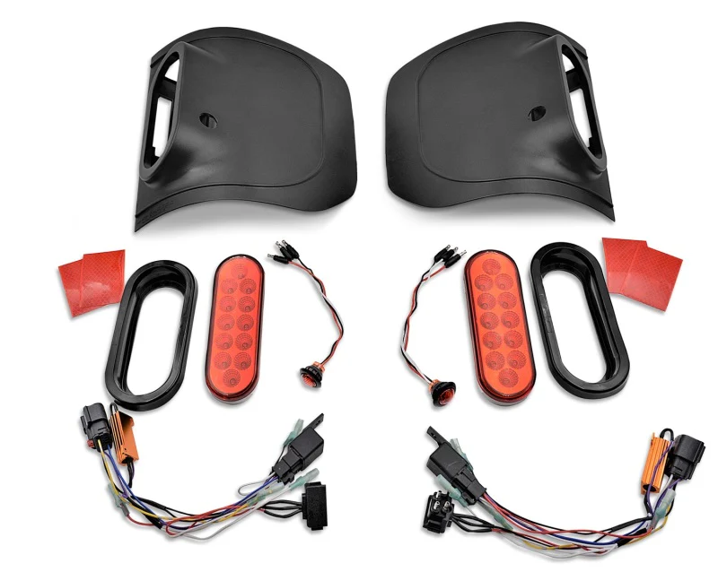 Rugged Ridge 20-24 Jeep Gladiator Flush Mount Tail Light (Pair) - Blk - Image 5
