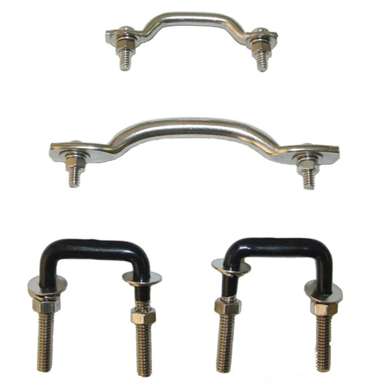 Rugged Ridge 55-95 Jeep CJ / Jeep Wrangler Stainless Steel Windshield Tie Down Kit - Image 4