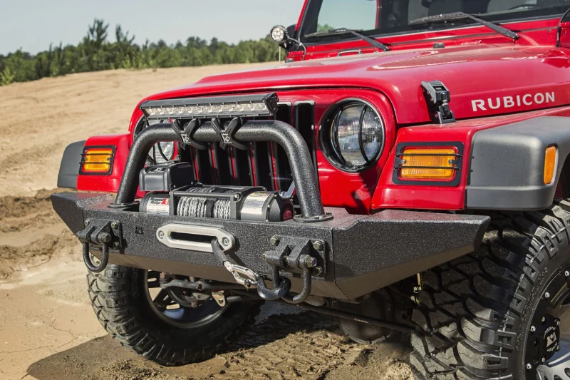 Rugged Ridge 97-06 Jeep Wrangler TJ Black Aluminum Hood Catches - Image 4