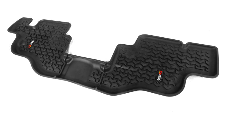 Rugged Ridge Floor Liner Rear Black 1976-1986 Jeep CJ-7 87-95 Jeep Wrangler YJ - Image 2