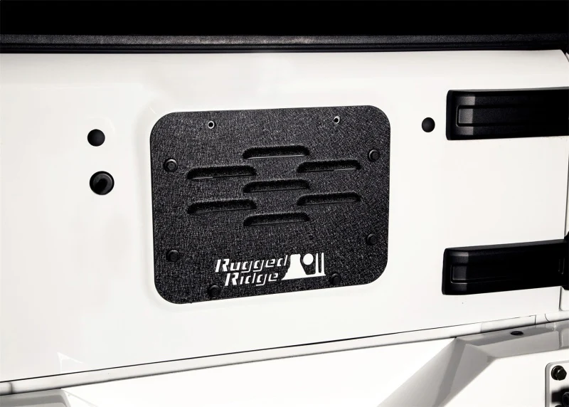 Rugged Ridge Tire Carrier Delete Plate 07-18 Jeep Wrangler JK - Image 4