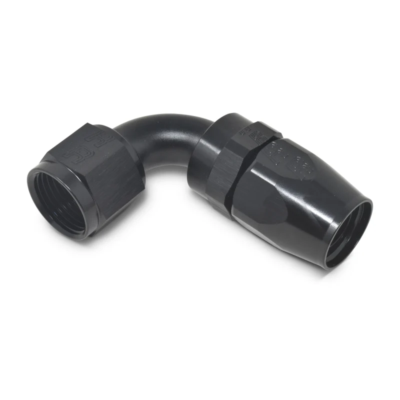 Russell Performance -10 AN Black 90 Degree Full Flow Hose End - Image 4
