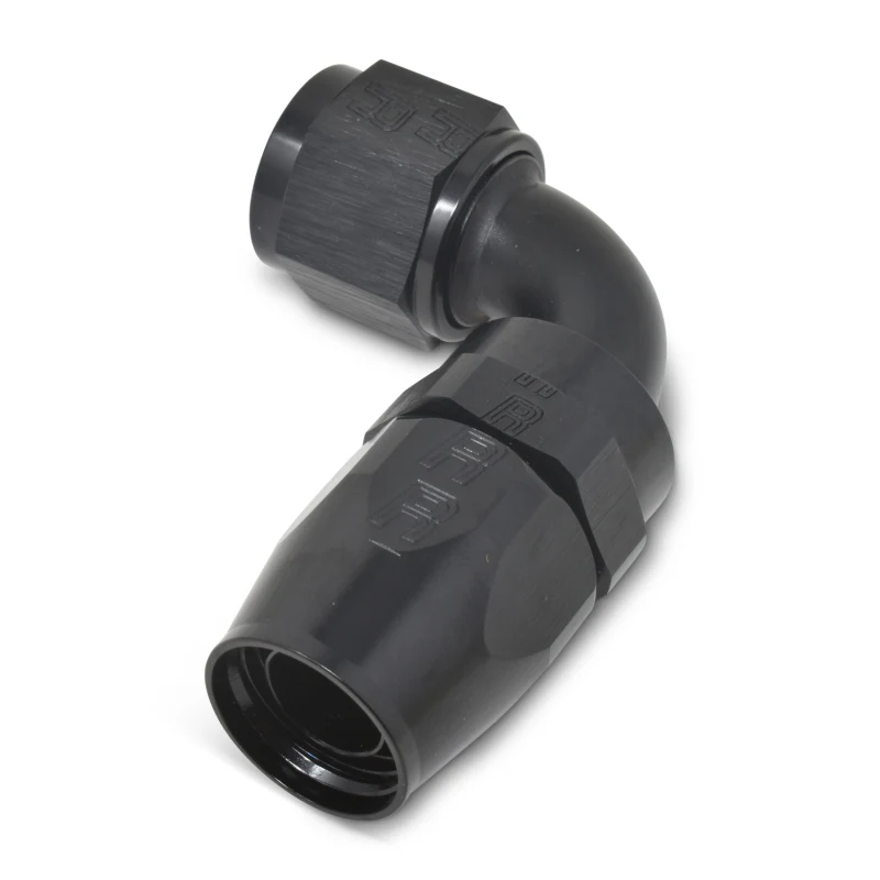 Russell Performance -10 AN Black 90 Degree Full Flow Hose End - Image 7