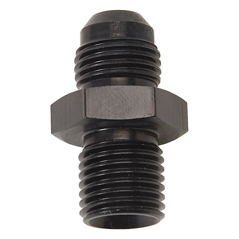 Russell Performance -6 AN Flare to 14mm x 1.5 Metric Thread Adapter (Black ) - Image 2