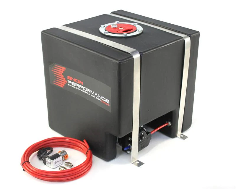 Snow Performance Water Tank Upgrade 7gal (w/Braided SS Line/Brackets/Solenoid/4AN Fittings) - Image 2