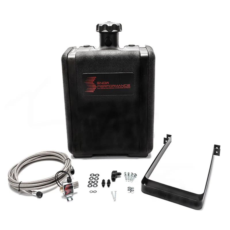 Snow Performance Water Tank Upgrade 7gal (w/Braided SS Line/Brackets/Solenoid/4AN Fittings) - Image 3