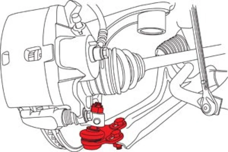 SPC Performance 2016+ Honda Civic Replacement Lower Ball Joint (Does Not Fit Civic Type R) - Image 5