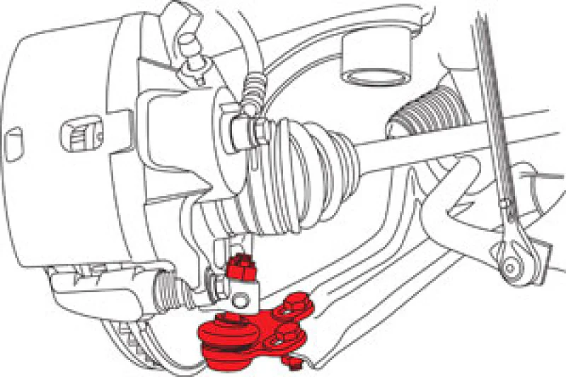 SPC Performance 2016+ Honda Civic Replacement Lower Ball Joint (Does Not Fit Civic Type R) - Image 6