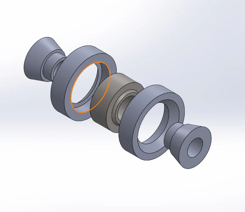 SPL Parts 15-21 Ford Mustang S550 Rear Toe Arm Bushing - Image 2