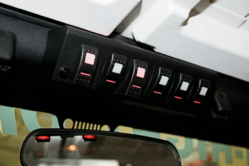 sPOD 09-18 Jeep Wrangler JK SourceLT w/Amber LED Switch Panel - Image 4