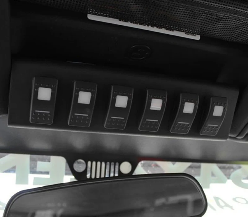 sPOD 09-18 Jeep Wrangler JK SourceLT w/Amber LED Switch Panel - Image 6