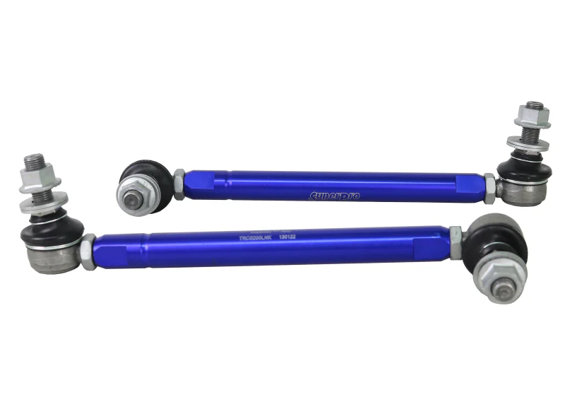 SuperPro 2001 Toyota Highlander Limited Front HD Adjustable End Link Set (12mm Studs 254mm-305mm) - Image 4