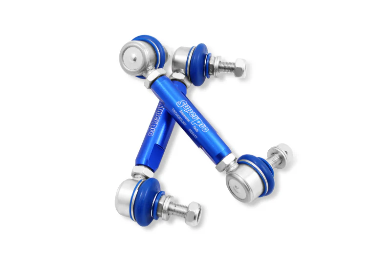 SuperPro 2014 Mazda 3 i SV Rear HD Adjustable End Link Set (10mm Studs 140mm-185mm Length) - Image 2