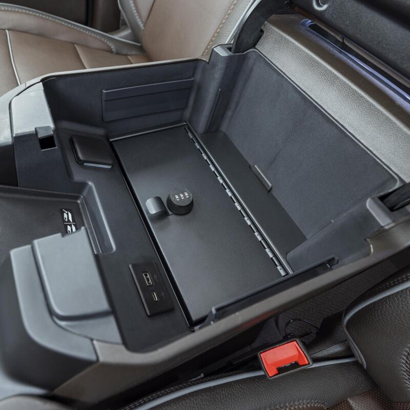 Tuffy Console Safe W/ Combo Lock For Chevrolet Silverado W/ Wireless Charging Pad Console - Image 3