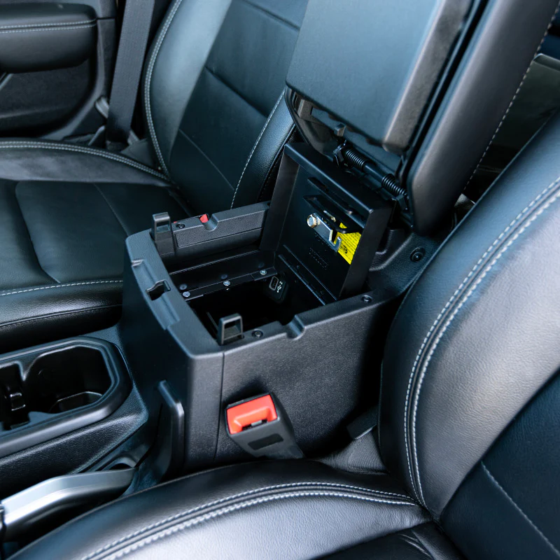 Tuffy Console Safe W/ Keyed Lock For Jeep Wrangler & Gladiator - Image 3