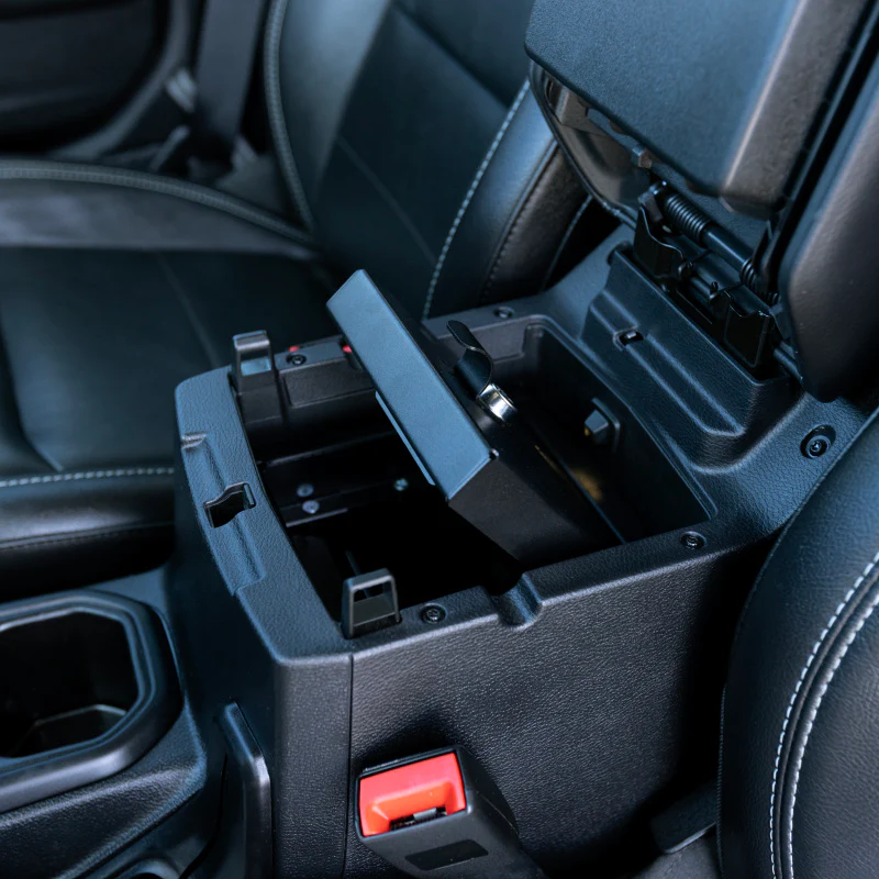 Tuffy Console Safe W/ Keyed Lock For Jeep Wrangler & Gladiator - Image 6