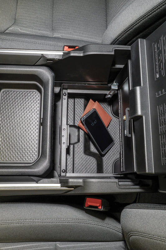 Tuffy Console Safe W/ Keyed Lock For Ram Trucks W/ Sliding Tray Console - Image 3