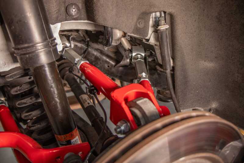 UMI Performance 16-24 Chevrolet Camaro Suspension Control Arm - Red - Image 6