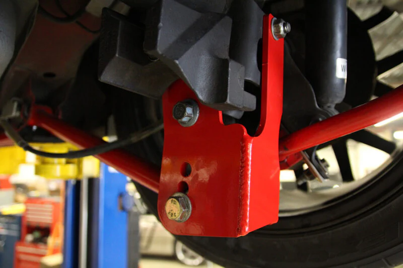UMI Performance 05-14 Ford Mustang Rear Control Arm Relocation Brackets- Bolt In - Image 6