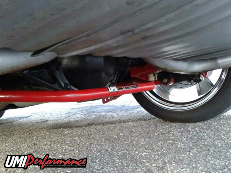 UMI Performance 64-72 GM A-Body 1in Tubular Rear Sway Bar Chassis Mounted - Image 4