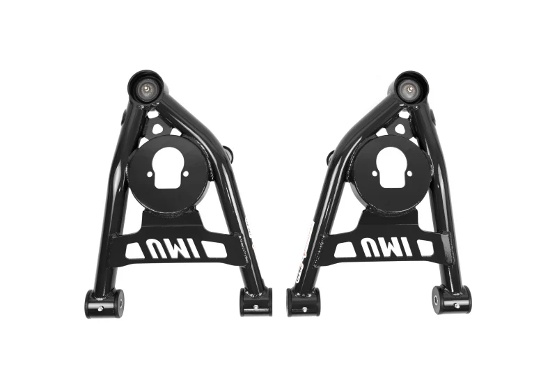UMI Performance 64-72 GM A-Body Tubular Upper & Lower Front A-Arm Kit - Black - Image 5