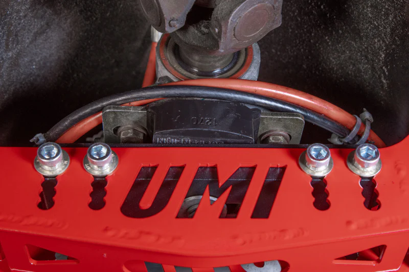 UMI Performance 78-88 GM G-Body Modular Adjustable Transmission Crossmember - Red - Image 10