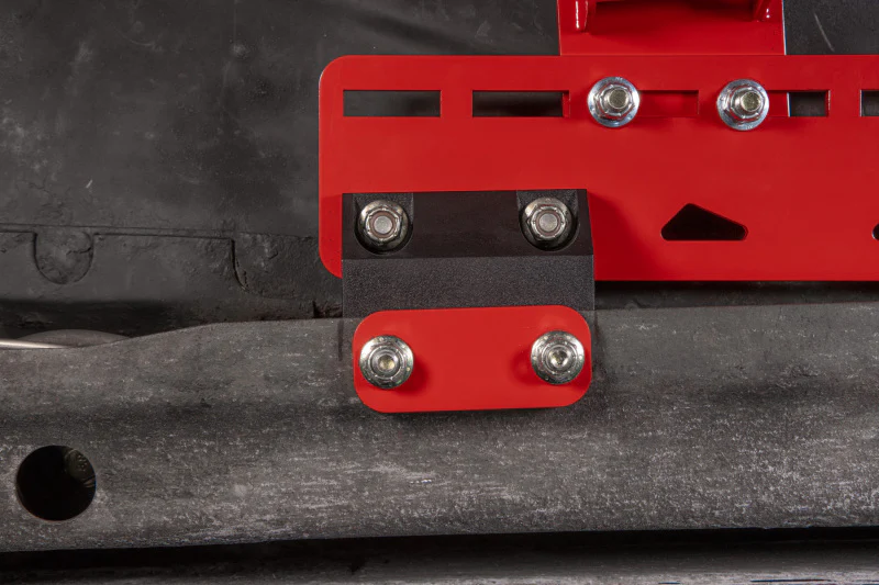 UMI Performance 78-88 GM G-Body Modular Adjustable Transmission Crossmember - Red - Image 3
