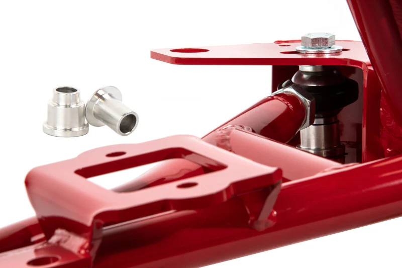 UMI Performance 98-02 GM F-Body K-Member LSX Rr Roll Center Increase- Red - Image 3