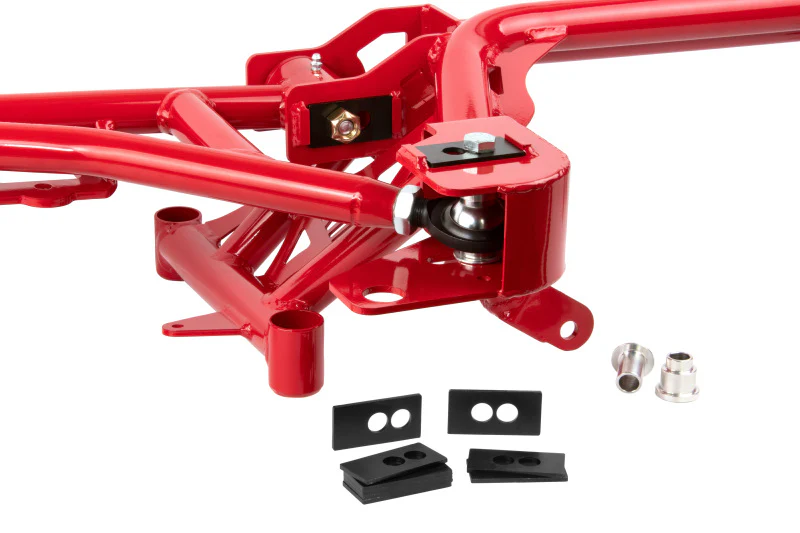 UMI Performance 98-02 GM F-Body K-Member LSX Rr Roll Center Increase- Red - Image 4