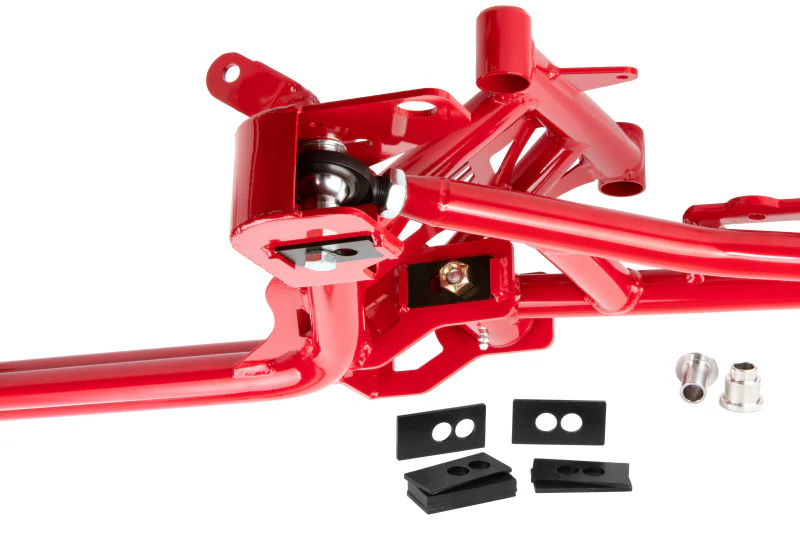 UMI Performance 98-02 GM F-Body K-Member LSX Rr Roll Center Increase- Red - Image 7