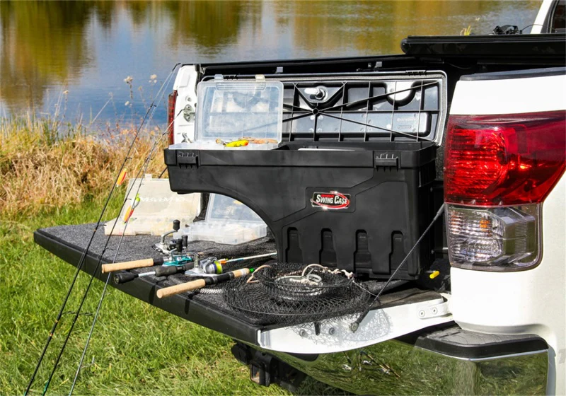 UnderCover 15-20 Ford F-150 Passengers Side Swing Case - Black Smooth - Image 14