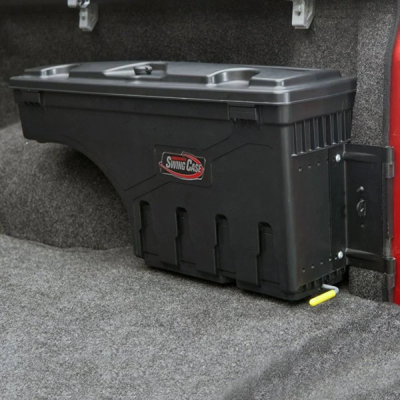 UnderCover 2022 Nissan Frontier Ext/Crew All Beds Passenger Side Swing Case - Black Smooth - Image 9