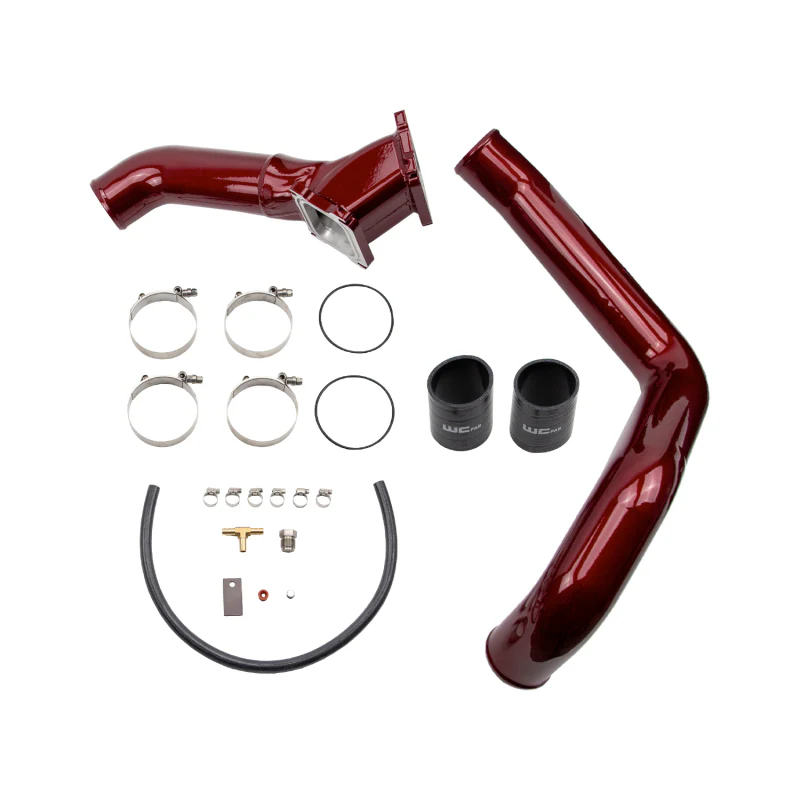 Wehrli 01-04 Chevrolet 6.6L LB7 Duramax 3in Y-Bridge Kit - WCFab Red - Image 2
