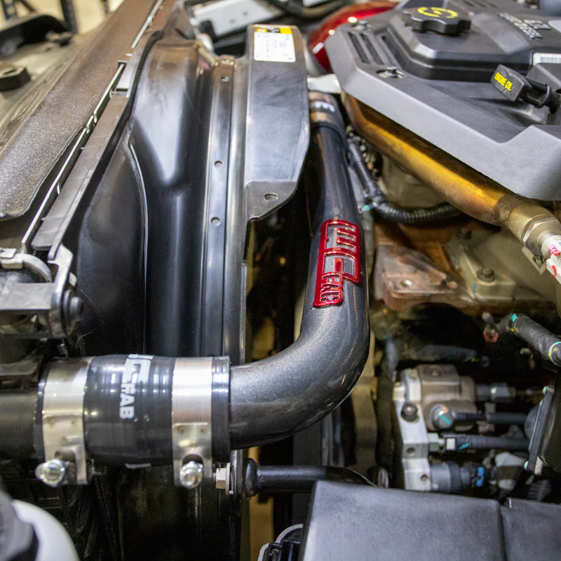 Wehrli 10-18 Dodge 6.7L Cummins (Non 13-15 w/Dual Rads/Twin CP3) Upper Coolant Pipe - WCFab Red - Image 6