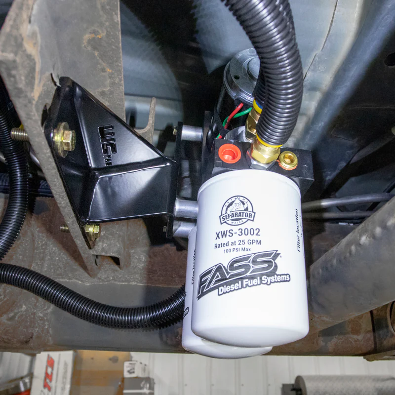 Wehrli 11-16 Chevrolet 6.6L Duramax FASS Fuel System Relocation Bracket (Crew Cab Only) - Image 3