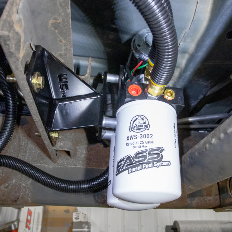 Wehrli 11-16 Chevrolet 6.6L Duramax FASS Fuel System Relocation Bracket (Crew Cab Only) - Image 6