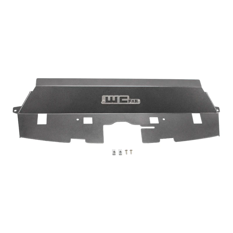 Wehrli 13-18 Cummins Fabricated Aluminum Radiator Cover - Gloss White - Image 6
